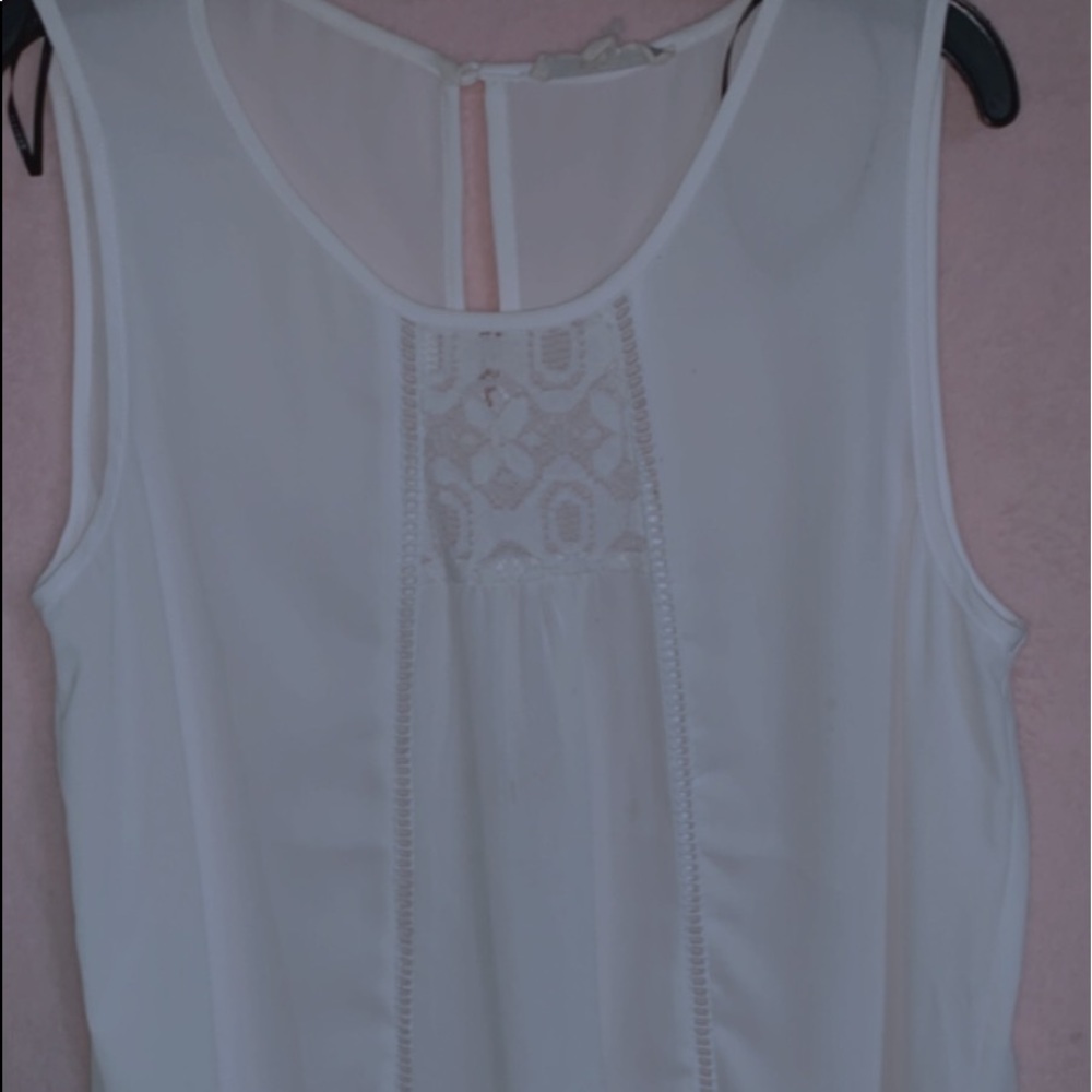 Sheer lace blouse